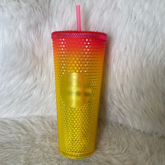 Starbucks Other - Starbucks Korea Summer Stud Pink/Yellow Tumbler BNWT